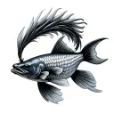 arowana tattoo design idea