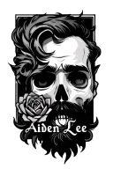 Aiden Lee name tattoo tattoo design idea