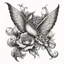 Learn to Let Go, Just to Regrow tattoo design idea