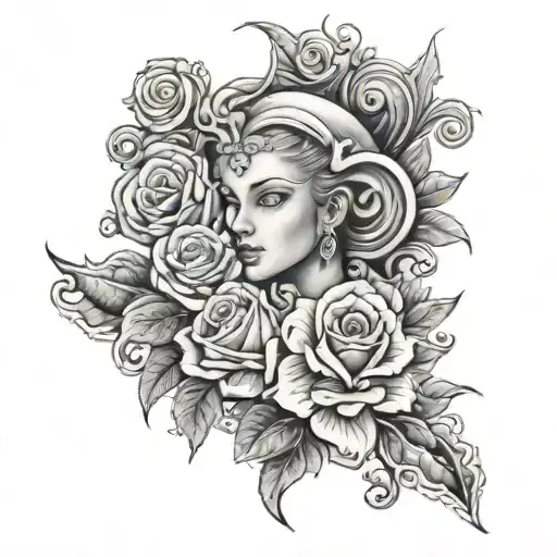 2001 birth year tattoo design idea