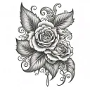 2001 birth year tattoo design idea