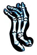 Michael Jordan skeleton hand tattoo design idea