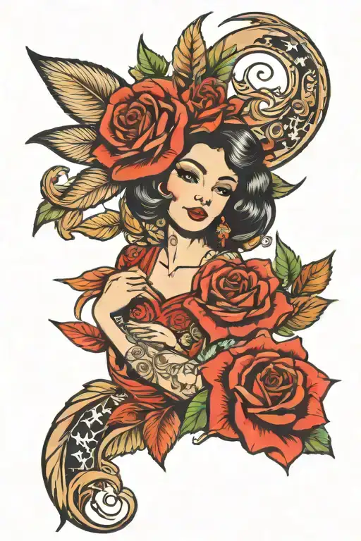 mother of 3 kids tattoo design idea