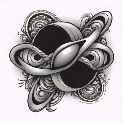 infinity and beyond with authentic and futuristic design small size tattoo tattoo design idea