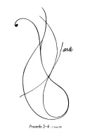 Proverbs 3 5 6 tattoo design idea