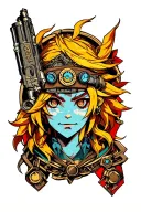 Chrono Trigger inspired tattoo tattoo design idea