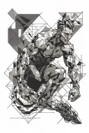 sport, determination, perseverance tattoo design idea