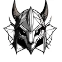 squirrel god loki helmet tattoo design idea