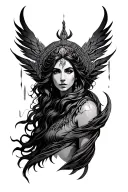 Hera tattoo design idea