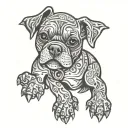 Boston B with 1968  tattoo design idea