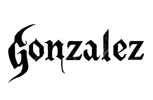 "Gonzalez" tattoo design idea