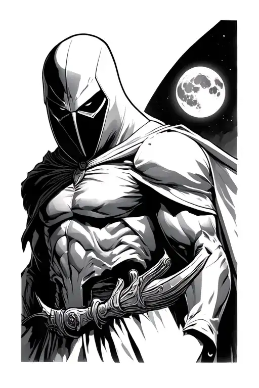 Moon Knight tattoo design idea