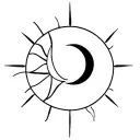 Libra, Sun and Luna and Sol tattoo design idea