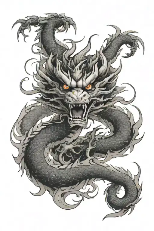 japanese dragons yakuza dragon sleeve tattoo design idea