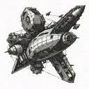 the expanse rocinante ship tattoo design idea