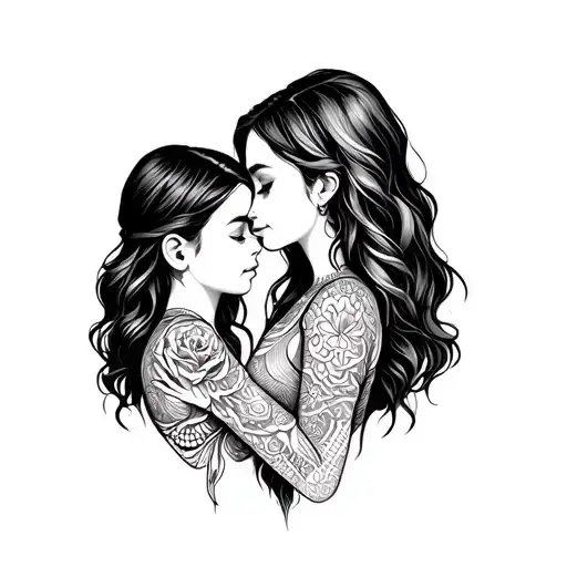 mom son matching tattoos tattoo design idea