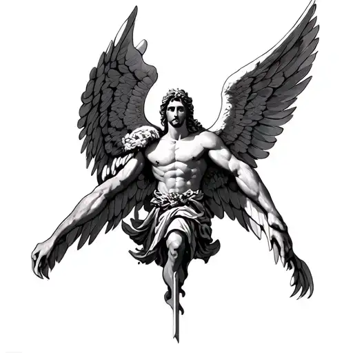 St Michael Archangel Michael tattoo design idea