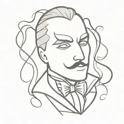 The Phantom of the Opera tattoo design idea