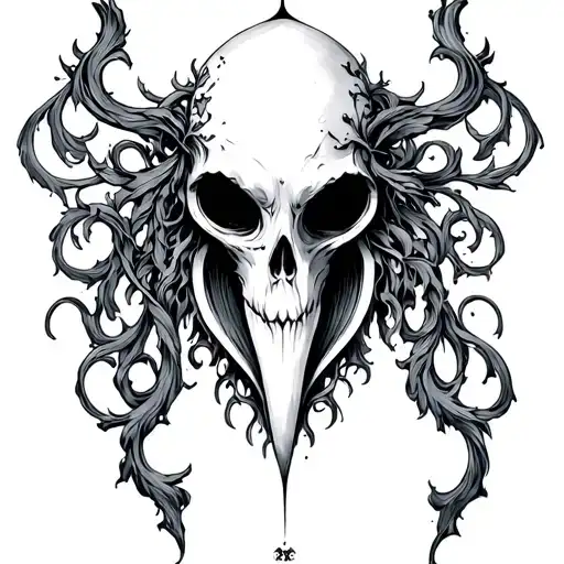 Vulva tattoo design idea