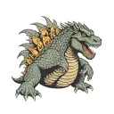 Godzilla Minus One tattoo design idea