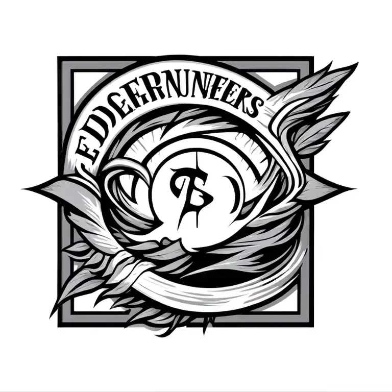 Logo Edgerunners tattoo design idea