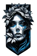 Ultramarine tattoo design idea