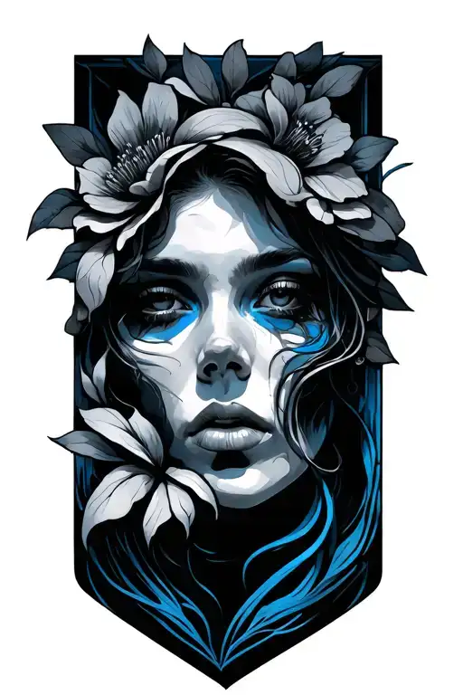 Ultramarine tattoo design idea