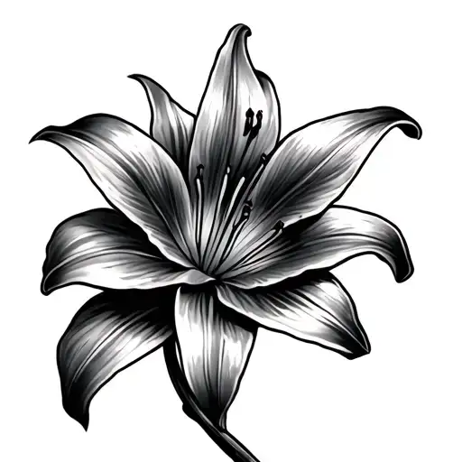 lilies flower tattoo tattoo design idea