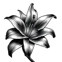 lilies flower tattoo tattoo design idea