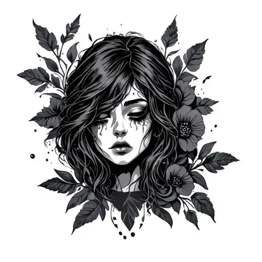 Depression tattoo design idea