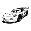 Flash McQueen tattoo design idea