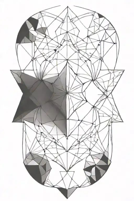 dmt art tattoo design idea