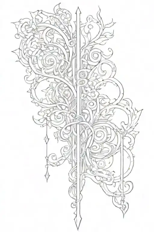 letters ETC for 3 siblings tattoo tattoo design idea