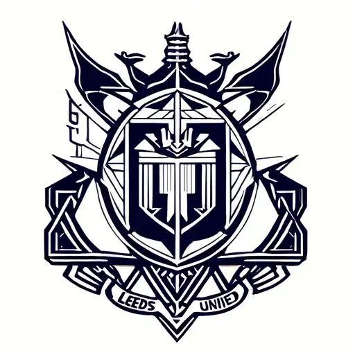 leeds united tattoo design idea