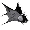 eagle ray tattoo design idea