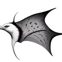 eagle ray tattoo design idea