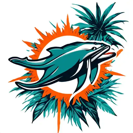 Miami Dolphins tattoo design idea