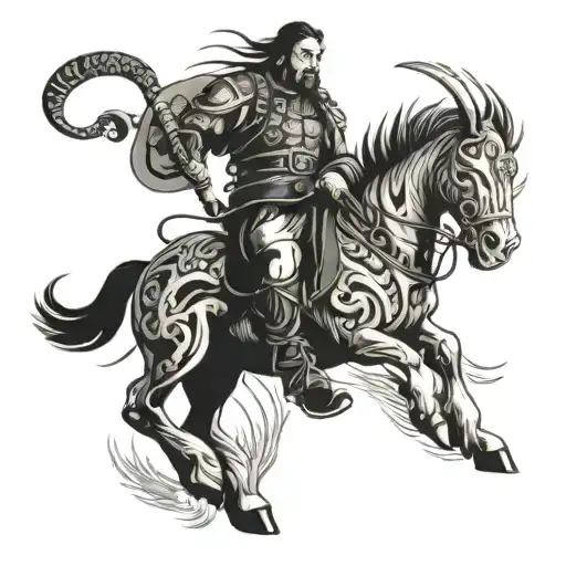 Tengri tattoo design idea