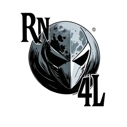 "RNA4L" The Moon Knight,  tattoo design idea