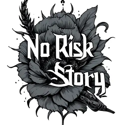 No Risk No Story tattoo design idea