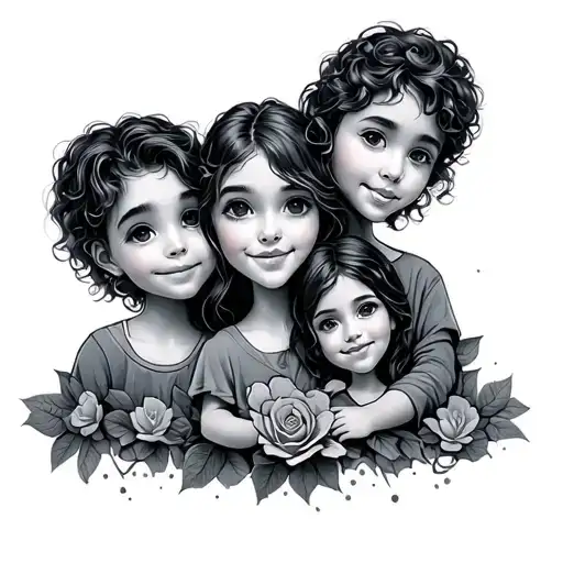 family come first tattoo design idea