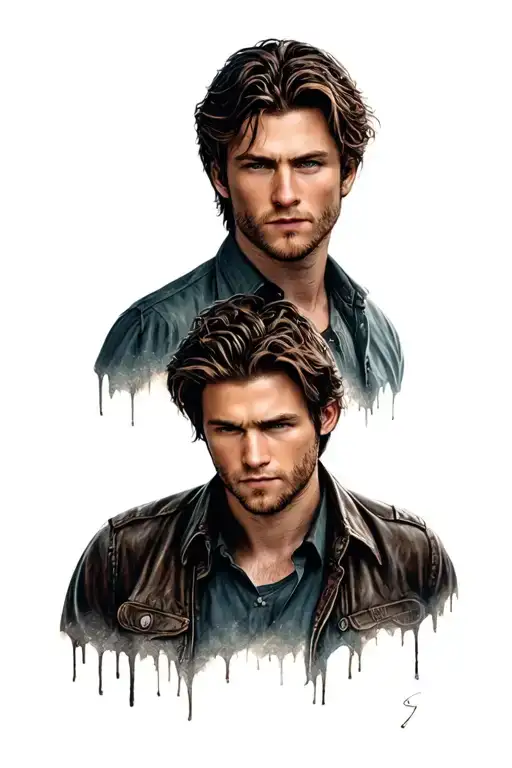 supernatural sam und dean tattoo design idea