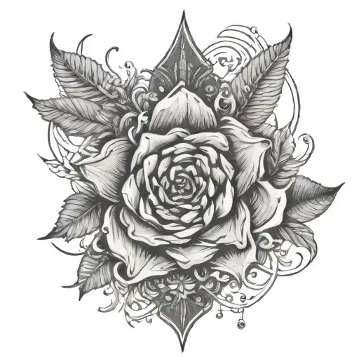 January tattoo design idea