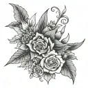 January tattoo design idea