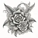 January tattoo design idea