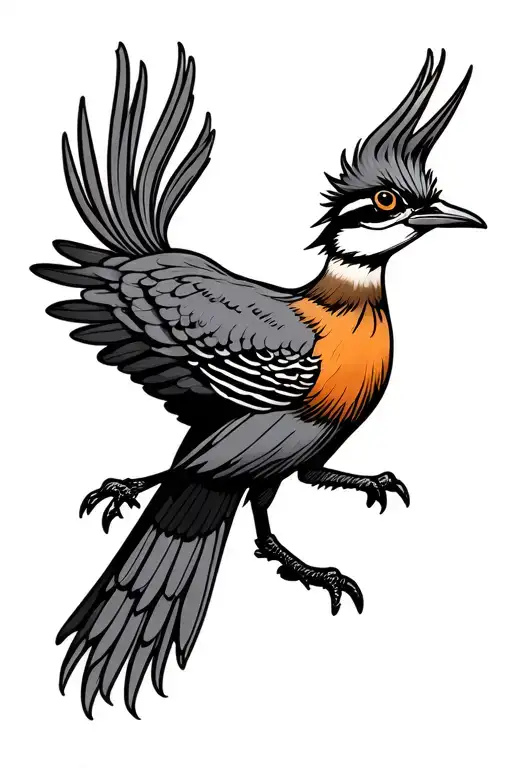 roadrunner tattoo design idea