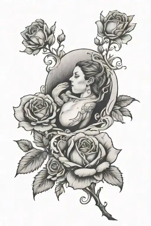 miscarriage pregnancy loss men tattoo design idea