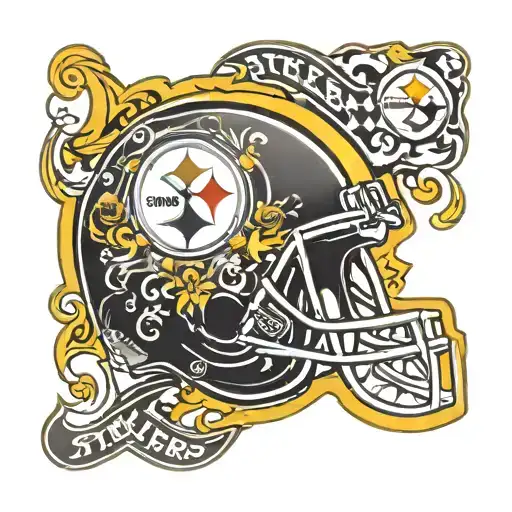 Pittsburgh Steelers logo tattoo design idea