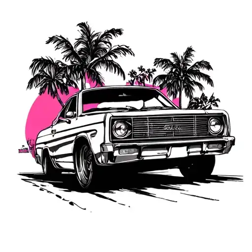 GTA vice city tattoo design idea