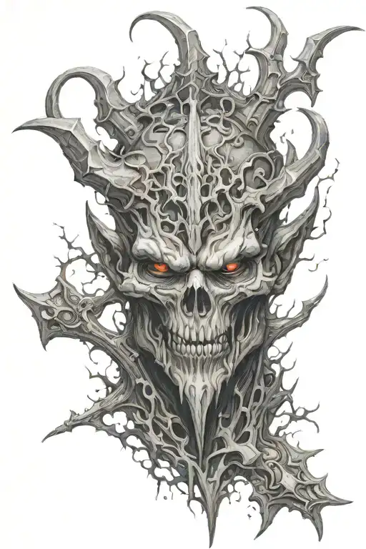 Diablo tattoo design idea
